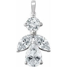 Load image into Gallery viewer, Sterling Silver Cubic Zirconia Pendant
