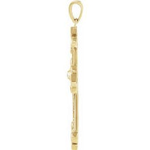 Load image into Gallery viewer, 14K Yellow 5/8 CTW Diamond Cross Pendant
