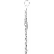 Load image into Gallery viewer, Sterling Silver 34x23 mm Cross Pendant
