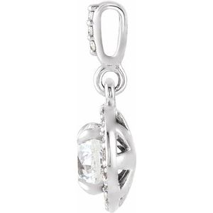 Halo-Style Pendant 