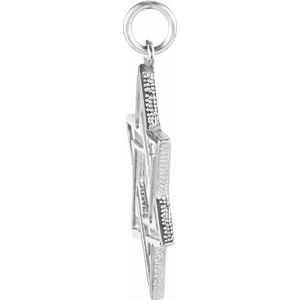 Sterling Silver Star of David Pendant