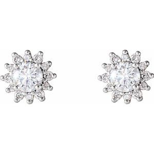Halo-Style Earrings