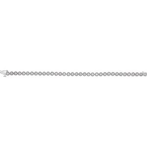 14K White Bracelet Link