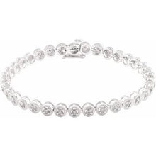 Load image into Gallery viewer, 14K White 1 CTW Diamond 7&quot; Bracelet
