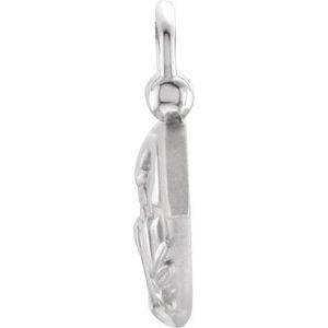 Sterling Silver Vintage-Inspired Heart Pendant
