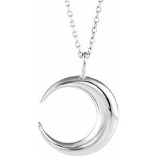 Load image into Gallery viewer, Crescent Moon Necklace or Pendant  
