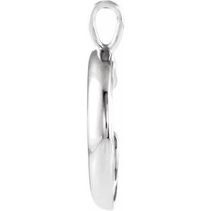 Sterling Silver Crescent Moon Pendant