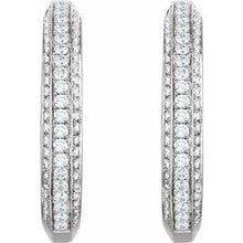 Load image into Gallery viewer, Accented Hoop Earrings      

