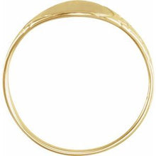 Load image into Gallery viewer, 14K Yellow 6 mm Round Youth Signet Ring
