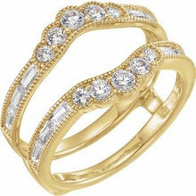 Charger l&#39;image dans la galerie, 14K Yellow 1 CTW Diamond Ring Guard
