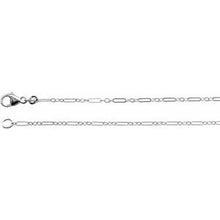 Load image into Gallery viewer, 1.6 mm Knurled Figaro Chain  
