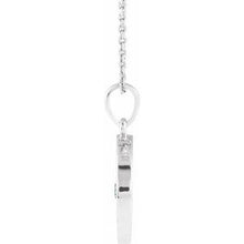 Charger l&#39;image dans la galerie, Sterling Silver Chatham¬Æ Lab-Created Alexandrite Disc 16-18&quot; Necklace
