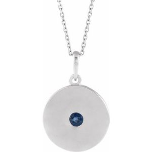 Disc Necklace or Pendant
