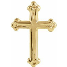 Load image into Gallery viewer, 14K Yellow 15x10.5 mm Cross Lapel Pin
