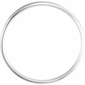 14K White 1.6 mm Youth Band Size 1.25