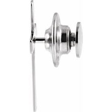 Load image into Gallery viewer, Sterling Silver 22x14 mm Cross Lapel Pin
