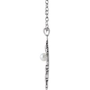 Sterling Silver Confirmed by Grace 18" Necklace