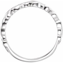 Load image into Gallery viewer, Sterling Silver Stackable Leaf Ring
