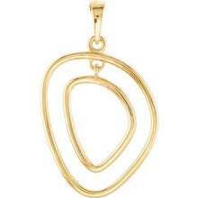 Load image into Gallery viewer, Sterling Silver Open Silhouette Pendant
