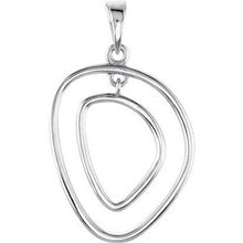 Load image into Gallery viewer, Sterling Silver Open Silhouette Pendant
