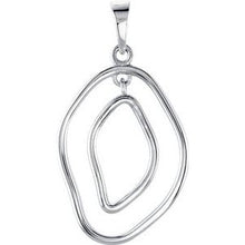 Load image into Gallery viewer, Sterling Silver Geometric Pendant
