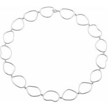 Load image into Gallery viewer, 14K White Open Silhouette 18&quot; Necklace
