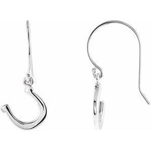 Load image into Gallery viewer, Petite Horseshoe Earrings

