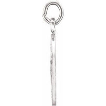 Load image into Gallery viewer, Sterling Silver 18 mm Round Immaculate Conception Medal
