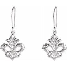 Load image into Gallery viewer, Fleur-de-lis Earrings
