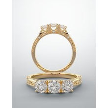 Load image into Gallery viewer, Three-Stone Anniversary Band  
