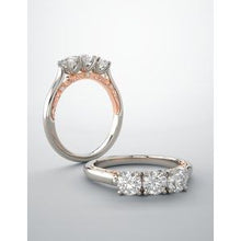 Load image into Gallery viewer, Three-Stone Anniversary Band  
