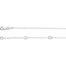 Load image into Gallery viewer, Sterling Silver 1.3 mm Adjustable Rolo 16-18&quot; Chain

