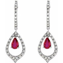 Load image into Gallery viewer, Pear Dangle Earrings
