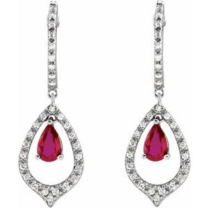 Pear Dangle Earrings