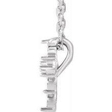 Load image into Gallery viewer, Sterling Silver 10.2x7.9 mm Cross 16-18&quot; Necklace Mounting
