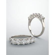 Charger l&#39;image dans la galerie, Five-Stone Anniversary Band     
