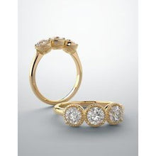 Load image into Gallery viewer, Three-Stone Anniversary Band  
