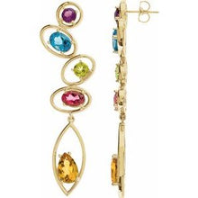 Load image into Gallery viewer, Multi-Gemstone Earrings
