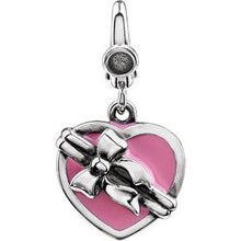 Charger l&#39;image dans la galerie, Wrapped Enamel Heart Box Charm
