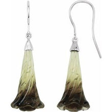 Load image into Gallery viewer, Sterling Silver Phantom Quartz Earrings
