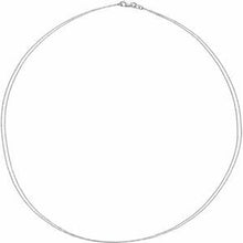 Load image into Gallery viewer, Sterling Silver Double Strand 18&quot; Chain
