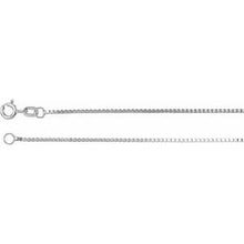 Load image into Gallery viewer, Sterling Silver 1 mm Solid Box 24&quot; Chain
