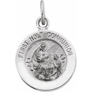 First Holy Communion Medal Necklace or Pendant  