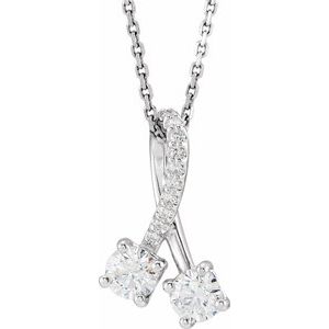 Two-Stone Necklace or Pendant  