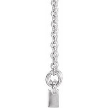 Load image into Gallery viewer, Sterling Silver Sculptural-Inspired Bar 16-18&quot; Necklace
