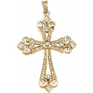 Fancy Cross Pendant 