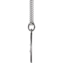 Load image into Gallery viewer, Sterling Silver 18 mm Baptism Medal 18&quot; Necklace
