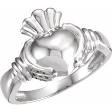 Charger l&#39;image dans la galerie, Sterling Silver Claddagh Ring Size 11
