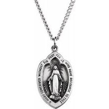 Load image into Gallery viewer, Oval Miraculous Medal Necklace or Pendant  
