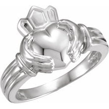 Charger l&#39;image dans la galerie, Sterling Silver Claddagh Ring
